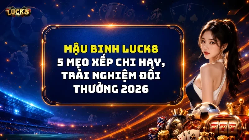 Mậu Binh Luck8 – 5 Mẹo Xếp Chi Hay, Trải Nghiệm Đổi Thưởng 2026